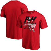 Load image into Gallery viewer, P.K. Subban New Jersey Devils Player Hometown T-Shirt - Red NHL Guys Tee
