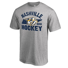 Load image into Gallery viewer, Nashville Predators Hometown Collection Local T-Shirt - Heathered Gray NHL Guys Tee
