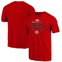 Load image into Gallery viewer, Cincinnati Reds 2020 Spring Training Round Trip Tri-Blend T-Shirt – Red MLB Guys Tee
