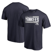 Load image into Gallery viewer, New York Yankees Onside Stripe T-Shirt - Navy MLB Guys Tee
