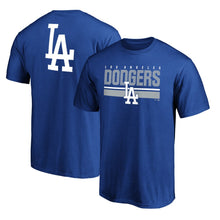 Load image into Gallery viewer, Los Angeles Dodgers Team Logo End Game T-Shirt - Royal MLB Guys Tee
