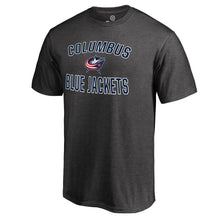 Load image into Gallery viewer, Columbus Blue Jackets Victory Arch T-Shirt - Heather Gray NHL Guys Tee

