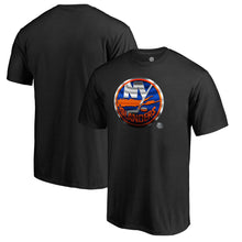Load image into Gallery viewer, New York Islanders Midnight Mascot T-Shirt - Black NHL Guys Tee
