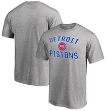 Load image into Gallery viewer, Detroit Pistons Victory Arch T-Shirt - Ash NBA Guys Tee
