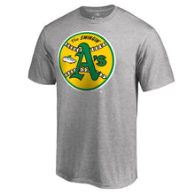 Load image into Gallery viewer, Oakland Athletics Cooperstown Collection Huntington T-Shirt - Ash MLB Guys Tee
