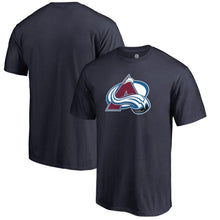 Load image into Gallery viewer, Colorado Avalanche Primary Logo T-Shirt - Navy NHL Guys Tee

