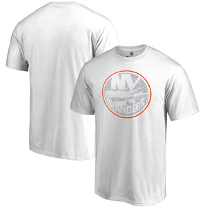 New York Islanders Whiteout T-Shirt - White NHL Guys Tee