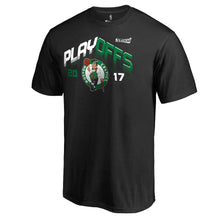 Load image into Gallery viewer, Boston Celtics 2019 Nba Playoff Participant Triangle T-Shirt - Black NBA Guys Tee
