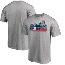 Load image into Gallery viewer, Washington Capitals 2018 Stanley Cup Champions Change On The Fly Celebration T-Shirt - Heather Gray NHL Guys Tee
