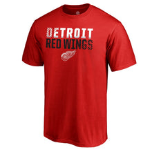 Load image into Gallery viewer, Detroit Red Wings Iconic Collection Fade Out T-Shirt - Red NHL Guys Tee
