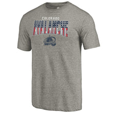 Load image into Gallery viewer, Colorado Avalanche Freedom Tri-Blend T-Shirt - Heathered Gray NHL Guys Tee
