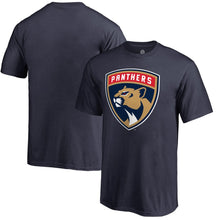 Load image into Gallery viewer, Florida Panthers Primary Logo T-Shirt - Navy NHL Guys Tee
