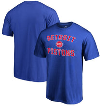 Load image into Gallery viewer, Detroit Pistons Big &amp; Tall Victory Arch T-Shirt - Blue NBA Guys Tee
