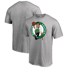 Load image into Gallery viewer, Boston Celtics Primary Logo T-Shirt - Heather Gray NBA Guys Tee
