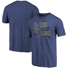 Load image into Gallery viewer, St. Louis Blues Hometown Collection Tri-Blend T-Shirt - Blue NHL Guys Tee
