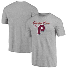 Load image into Gallery viewer, Philadelphia Phillies 2020 Spring Training Mentor Tri-Blend T-Shirt – Gray MLB Guys Tee
