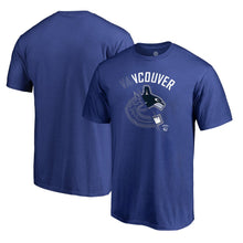 Load image into Gallery viewer, Vancouver Canucks X-Ray T-Shirt - Royal NHL Guys Tee

