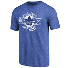 Load image into Gallery viewer, Toronto Maple Leafs Personalized Insignia Tri-Blend T-Shirt - Royal NHL Guys Tee

