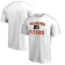 Load image into Gallery viewer, Philadelphia Flyers Victory Arch T-Shirt - White NHL Guys Tee
