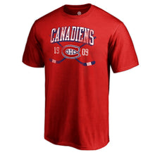 Load image into Gallery viewer, Montreal Canadiens Vintage Collection Line Shift Big And Tall T-Shirt - Red NHL Guys Tee
