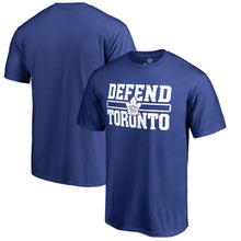 Load image into Gallery viewer, Toronto Maple Leafs Hometown Collection Defend T-Shirt - Royal NHL Guys Tee
