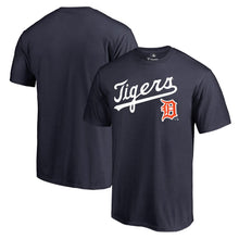 Load image into Gallery viewer, Detroit Tigers Cooperstown Collection Wahconah T-Shirt - Navy MLB Guys Tee
