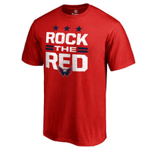 Load image into Gallery viewer, Washington Capitals Hometown Collection Rock The Red T-Shirt - Red NHL Guys Tee
