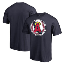 Load image into Gallery viewer, Los Angeles Angels Cooperstown Collection Forbes T-Shirt - Navy MLB Guys Tee

