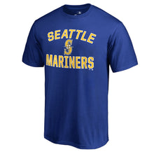 Load image into Gallery viewer, Seattle Mariners Victory Arch T-Shirt - Royal MLB Guys Tee
