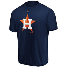 Load image into Gallery viewer, Houston Astros Majestic Synthetic Official Team Logo T-Shirt - Navy MLB Guys Tee
