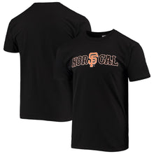 Load image into Gallery viewer, San Francisco Giants True North T-Shirt - Black MLB Guys Tee
