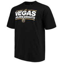 Load image into Gallery viewer, Vegas Golden Knights Adidas Dassler T-Shirt - Black NHL Guys Tee
