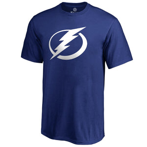 Tampa Bay Lightning Primary Logo T-Shirt - Blue NHL Guys Tee