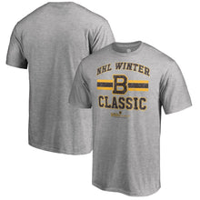 Load image into Gallery viewer, Boston Bruins 2019 Winter Classic Vintage T-Shirt - Heather Gray NHL Guys Tee
