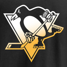 Load image into Gallery viewer, Pittsburgh Penguins Gradient Logo T-Shirt - Black NHL Guys Tee
