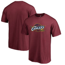 Load image into Gallery viewer, Cleveland Cavaliers Primary Logo T-Shirt - Wine NBA Guys Tee
