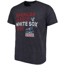 Load image into Gallery viewer, Chicago White Sox Threads Throwback Cooperstown Collection Tri-Blend T-Shirt - Navy MLB Guys Tee
