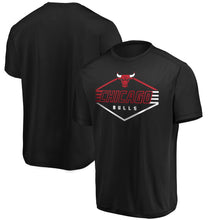 Load image into Gallery viewer, Chicago Bulls Majestic Appreciate The Journey Showtime Cool Base T-Shirt - Black NBA Guys Tee
