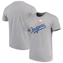 Load image into Gallery viewer, Los Angeles Dodgers Mitchell &amp; Ness Xl Logo Tailored T-Shirt - Gray MLB Guys Tee
