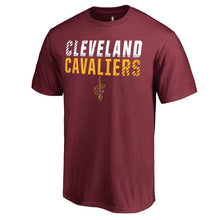 Load image into Gallery viewer, Cleveland Cavaliers Fade Out T-Shirt - Wine NBA Guys Tee
