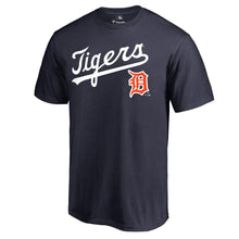 Load image into Gallery viewer, Detroit Tigers Cooperstown Collection Wahconah T-Shirt - Navy MLB Guys Tee
