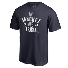 Load image into Gallery viewer, Gary Sanchez New York Yankees Player Hometown Collection T-Shirt - Navy MLB Guys Tee
