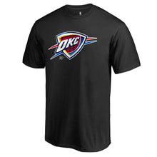 Load image into Gallery viewer, Oklahoma City Thunder Midnight Mascot T-Shirt - Black NBA Guys Tee
