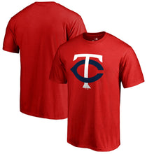 Load image into Gallery viewer, Minnesota Twins Primary Team Logo T-Shirt - Red MLB Guys Tee
