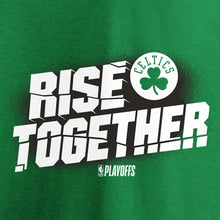 Load image into Gallery viewer, Boston Celtics 2019 Nba Playoffs Bound Slogan Tip-Off Dunk T-Shirt - Kelly Green NBA Guys Tee
