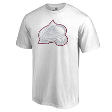 Load image into Gallery viewer, Colorado Avalanche White Out T-Shirt - White NHL Guys Tee
