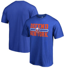 Load image into Gallery viewer, New York Islanders Hometown Collection Defend T-Shirt - Royal NHL Guys Tee
