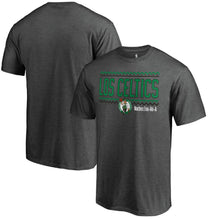 Load image into Gallery viewer, Boston Celtics Noches Ene-Be-A Wordmark T-Shirt - Heather Charcoal NBA Guys Tee
