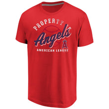 Load image into Gallery viewer, Los Angeles Angels Available T-Shirt - Red MLB Guys Tee
