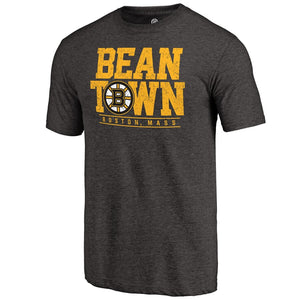 Boston Bruins Hometown Collection Tri-Blend T-Shirt - Black NHL Guys Tee